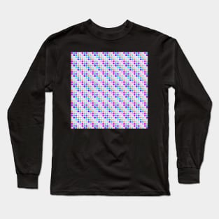 Psychedelic magenta polka dots Long Sleeve T-Shirt